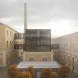 �Il basso edificio presente al centro sar� invece ampliato con una struttura in metallo sovrastante � dice Pepe mentre ci illustra i rendering del progetto -. Questa sar� collegata agli altri immobili con dei corridoi sospesi�